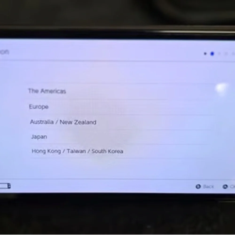Nintendo switch console